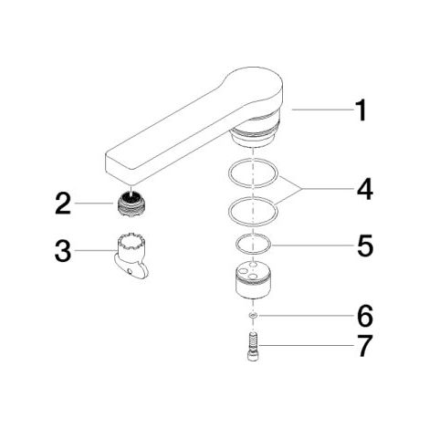 Dornbracht 90119600400-00 Bec pièces de rechange