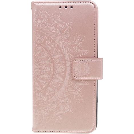 Étui portefeuille pour Huawei Mate 30 - Motif mandala or rose - Coque avec rangement cartes (1/5)