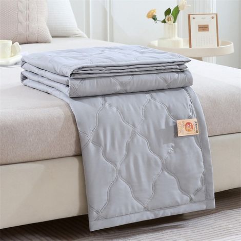 Couette Respirante - Coton 98 % Et Élasthanne 2 % - 150 x 100 cm - Pour Chambre Ou Voyage D'Été - 1 Pièce (1/5)