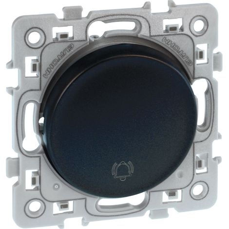 Poussoir carillon - SQUARE Anthracite - Eur'Ohm (1/4)