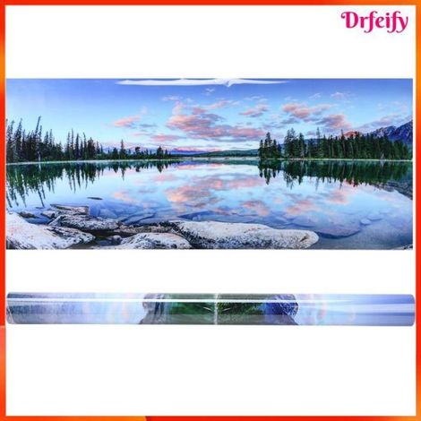Autocollant pour aquarium - - 91x50 cm - PVC étanche - Motif réaliste coloré - Adhésif (1/5)