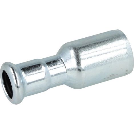 Raccord à sertir acier C réduction 22 x 12 mm M/F contour M