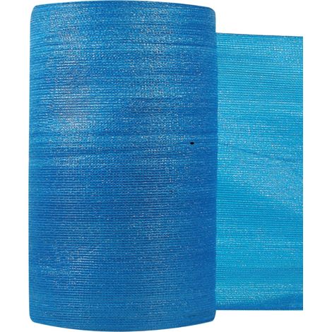 Rete Ombreggiante Ombra Telo Blu Frangisole Frangivista Recinzione H 300cm x50mt STI (1/2)