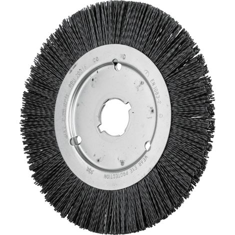 PFERD TOOLS Rundbürste schmal ungezopft RBU Ø 200x16xvariable Bohrung Keramik-Filament-Ø 1,10mm Korn 120 2 Stk (1/5)