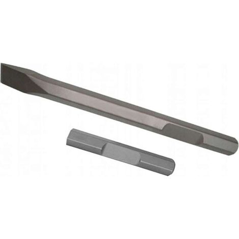 Cincel plano 28 mm hexagonal 36 x 400 mm