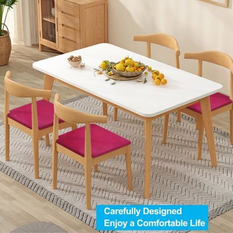 Housse Assise Chaise - Velours Extensible 35-50 Cm - Pour Salle À Manger - 1 Pièce (1/5)