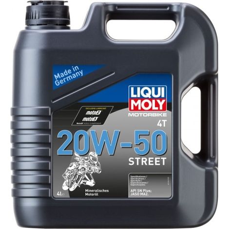 OLIO LIQUI MOLY 20W50 4L 4T MOTO STRADALE/MOTOCICLETTE
