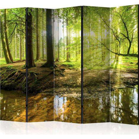 Paravento - Forest Lake II [Room Dividers] - 225x172 (1/4)