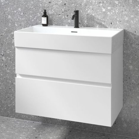 Ideal Standard Lastani Waschtisch mit Unterschrank und Waschtischarmatur 81,5 cm (1/5)