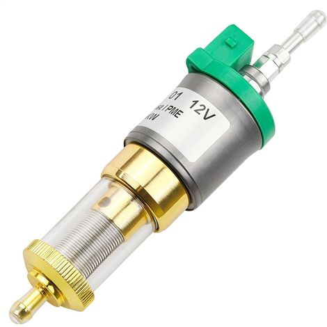 Pompe à Carburant pour Chauffage Diesel 12V 22ML 1KW-5KW - Remplacement étanche pour Eberspacher Airtronic D2 D4 12V, Pompe à Gasoil Double Filtre, Ultra-Silencieuse pour Moteur à Essence (1/5)