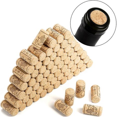 Bouchons en liège naturels 100 pièces 21x44 mm lot de 100 (1/4)