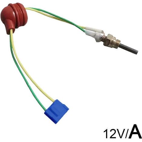 Bougie de préchauffage à broches céramiques 12 V/24 V pour chauffage diesel, accessoire pour voiture, bateau, camion. Taille : 12 V (1/4)