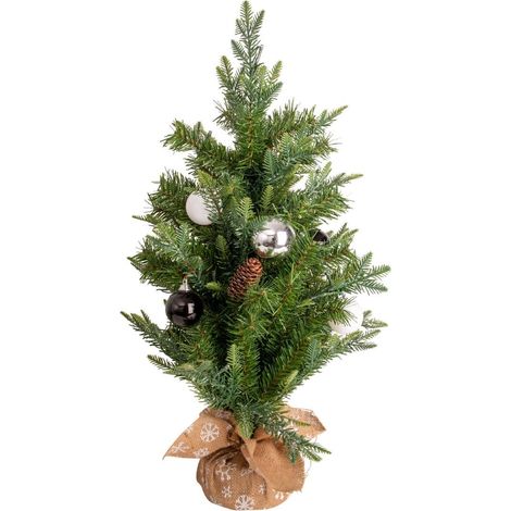 Sapin de Noël Lumineux avec Éclairage LED Décoration Festive Intérieure Hauteur 70 cm - PANGIVO (1/5)
