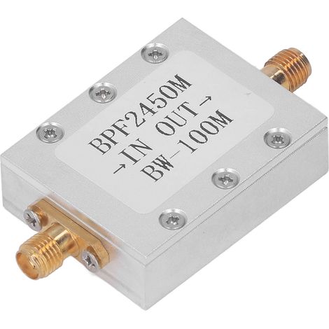 Filtre passe-bande 2,4 GHz 2450 MHz à faibles pertes, interface SMA, module de filtre passe-bande pour WiFi BLE (1/5)