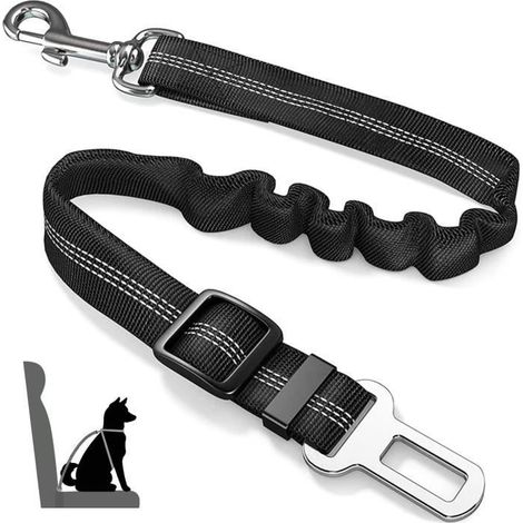 Ceinture Chien Voiture,Ceinture de sécurité élastique rétractable,Ceinture réglable 50-70cm,pour pour Tous Les multicolore COLLIER (1/5)