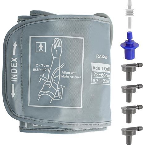 Blutdruckmanschette 22-60 cm Nylon 6 Armadapter für Erwachsene (1/5)