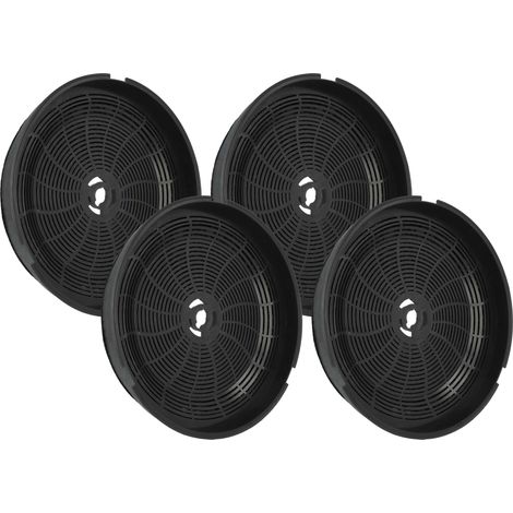 vhbw 4x Filtro a carboni attivi sostituisce Beko 9188457009 per cappe aspiranti