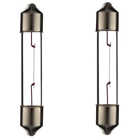 2x Ampoule SV5.5 5W 6X36 12V voiture moto scooter réparation changement éclairage