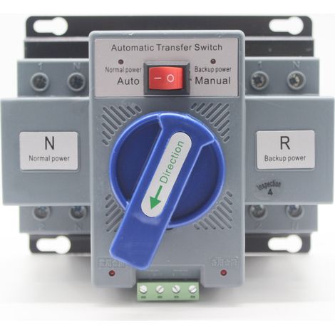 220V 63A 2P Commutateur de Transfert Automatique Double Alimentation Niveau CB Auto-présentation (1/2)