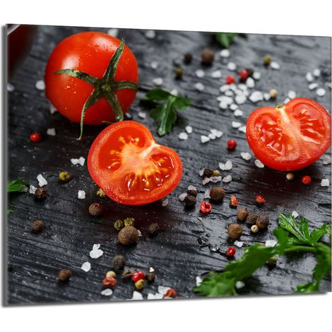 Lastra protettiva in vetro per la stufa 60x52 Pomodoro (1/5)