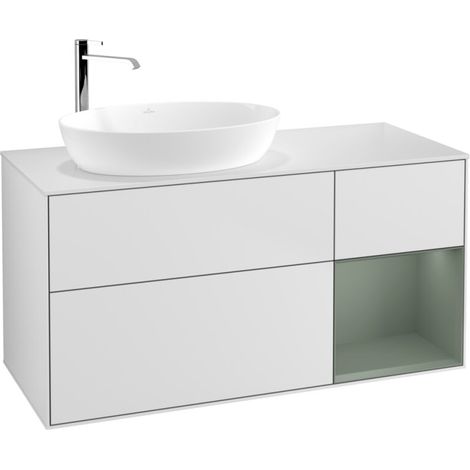 Villeroy & Boch F931GMMT Armoire sous-vasque Finion F93 (1/2)