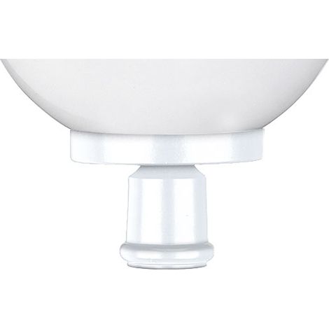 Luminaria para poste GLOBOS IP44 E27 250mm Blanco