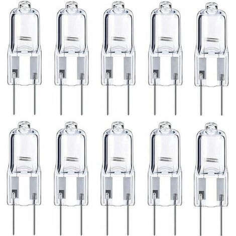 G4-Halogenlampen, 12 V, 10 W, warmweiß, 10er-Packung