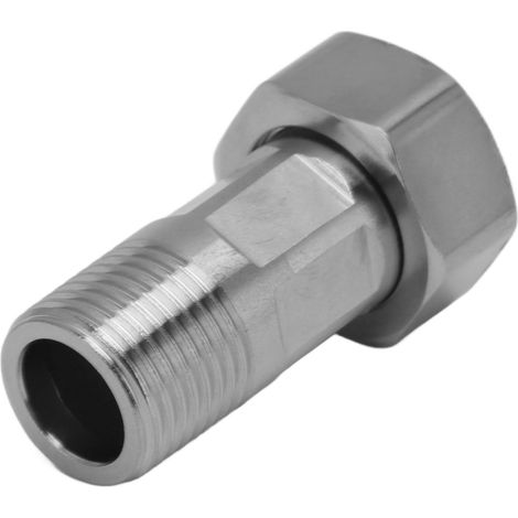 Raccord de tuyauterie en acier inoxydable, adaptateur de raccordement bout à bout pour spa et jacuzzi, composants de quincaillerie G1/2 à G3/4
