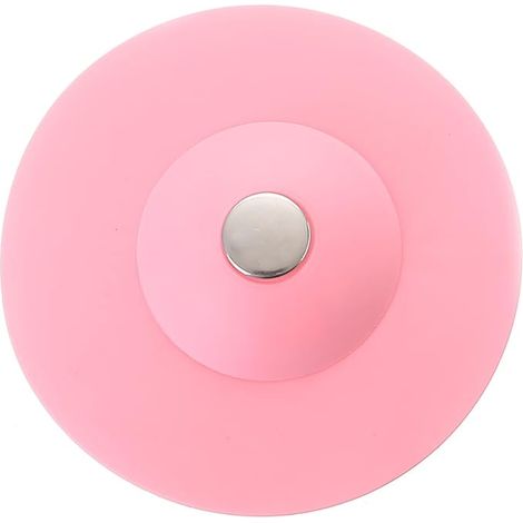 Copertura universale e impermeabile per scarico a pavimento della cucina, rosa (1/4)