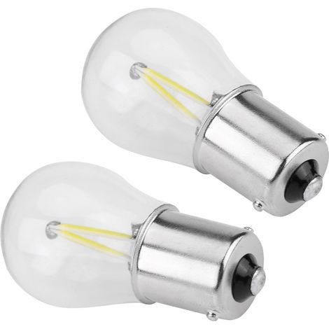 Feu stop, clignotant, feu de recul, feu de signalisation, feu de position à LED stroboscopique à contact unique DC12V-28V (vendu par paire) (lumière blanche) (1/5)