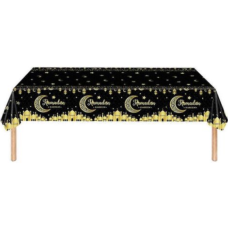 Nappe de table Ramadan Kareem Décoration de table Eid Mubarak Nappe cadeau (1/5)