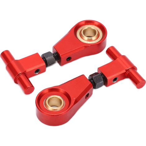 Bras de suspension supérieur avant en alliage d'aluminium pour voiture RC Tamiya TT02 1/10 (rouge) (1/5)