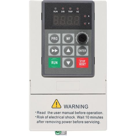 Onduleur VFD, pilote de fréquence variable 110 V 0,75 KW Régulation PAM Facile à installer V F Boucle fermée 1 entrée 3 sorties pour équipements d'automatisation (1/5)