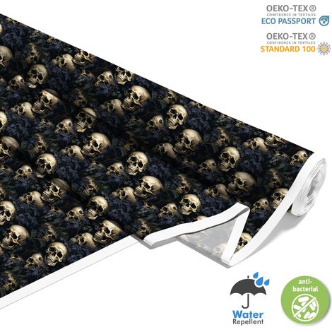 TESSUTI DECORATIVI PER ESTERNI OXFORD - Motivo Teschio I DX4726 (1/5)