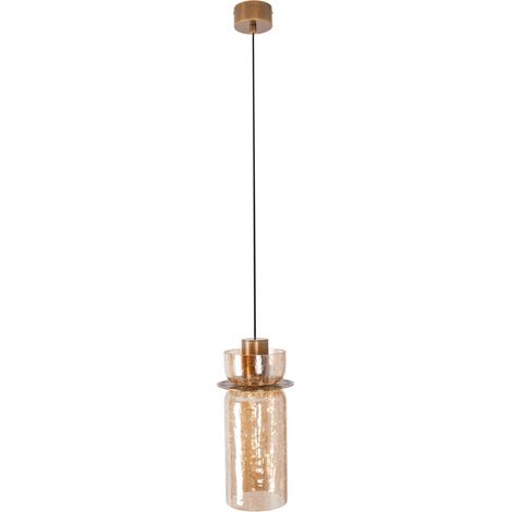 Suspension SIGNATURE verre ambre LED 8W Maxlight P0602 (1/5)