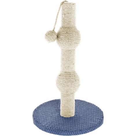 Modèle de nuit à colonne basse à grattoir avec pendentif de jeu de balle pour chats (1/2)