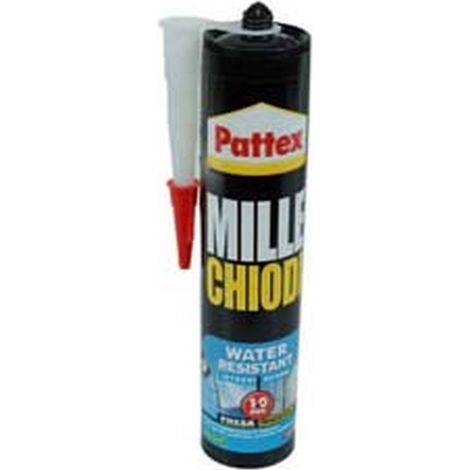1PZ PATTEX MILLECHIODI WATER RESISTANT IN CARTUCCIA PER ESTERNI E INTERNI - gr.450