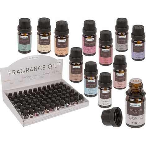 Lot de 12 - Huile parfumée pour lampes à arômes - Parfums variés (1/5)