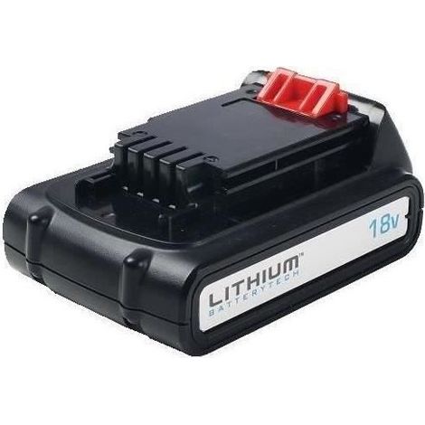 Batterie Lithium 18V BLACK+DECKER 2,0 Ah - BL2018-XJ (1/5)