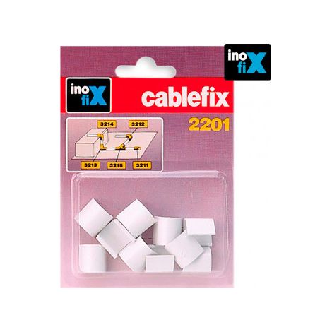 Enlaces recto para Cablefix 2201 (blíster 10 unid.)  Inofix 66671