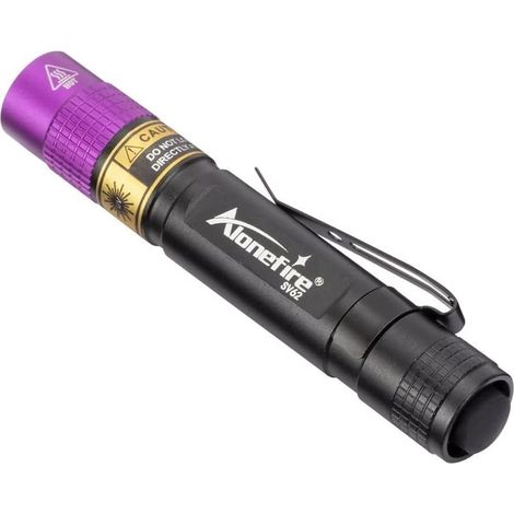 Mini lampe de poche UV rechargeable avec 365/395 nm, multi-usage, portable, détection d'argent (365 NM) (1/5)