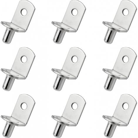 Goupilles support étagère 5mm en métal L forme pour meubles, lot de 40 (1/5)