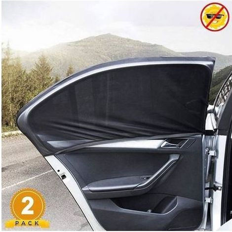 Sun visor universal for glass of car, set of 2 sun visor for glass lateral rear of car for baby, family (1/4)