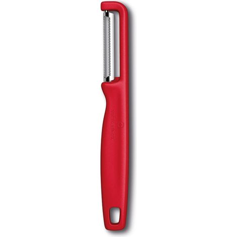 Victorinox Pelaverdure Lama Dentellata Doppio Taglio Acciaio Lota Rosso (1/4)