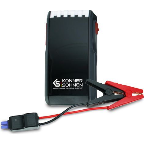 Arrancador KS JS-1400 para coches con motores de gasolina de hasta 10 litros y motores diésel de hasta 6 litros, batería de iones de litio de 18000 mAh