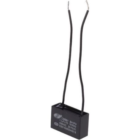 Condensateur Démarrage Moteur CBB61 Polypropylène 450V 1,2µF 50-60Hz (1/5)