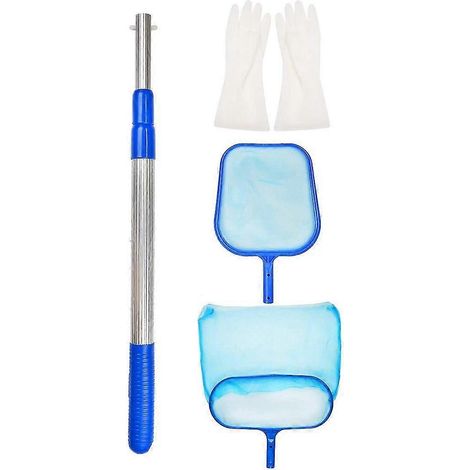 Ensemble épuisette, râteau et filet de nettoyage pour spa et jacuzzi (1/5)