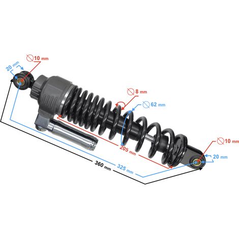 Amortiguador trasero E-Max/E-Max ONE/E-Max lit-ion (1/2)