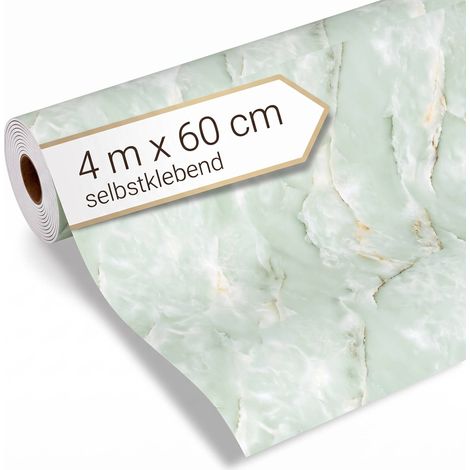 Dalsys revêtement mural autocollant rouleau de 4m x 60cm Vert sauge PVC