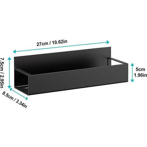 Ripiano magnetico portaoggetti da 2 pezzi, ripiano laterale portaoggetti per frigorifero, ripiano magnetico portaoggetti per frigorifero (1/4)